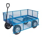 General Purpose Platform Truck With A Mesh Base And Drop Down Mesh Sides (Load Capacity 400kg)