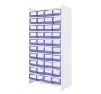 Delta Plus Shelving Bay H (1930 x 986mm) with 40 Shelf Trays