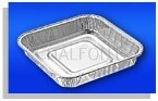 Square foil tray 127x127x20mm