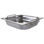 Stainless Steel Gastronorm Pan With Handles - 1/2 Size