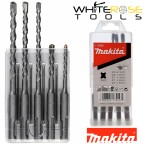 Makita SDS Plus Hammer Drill Bit Set 5 Piece 2 Cut 5.5-8mm D-03888