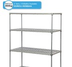 Eclipse Extra Height Plastic Plus Shelving Bay with 4 Vented Shelves (2130H x 610Dmm)