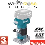 Makita Router Trimmer 6mm 1/4" Collet 18V LXT Cordless Brushless Body Only DRT52Z