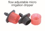 Greenhouse accessories flow adjustable micro irrigation dripper WD-D006