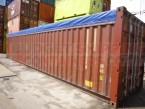 40ft used CSC plated open top shipping containers