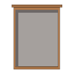 4 x A4 oak noticeboard, unglazed