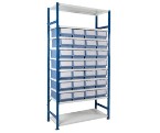 Expo 4 Shelving Bay D (2000 x 1000 mm) with 28 Shelf Trays