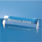 15cm Optical Crystal Name Plaque