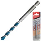 Makita Multi Material Drill Bit TCT 1/4" Hex Shank 6.5 x 100 mm