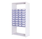 Delta Plus Shelving Bay C (1930 x 986mm) with 32 Shelf Trays