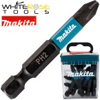 Makita Impact Screwdriver Bits Black Phillips PH2 x 50mm 10 Piece Set Tic Tac Box E-12407