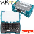 Makita Screwdriver Bit Set with Bit Holder in Case 32 Piece D-74762