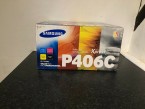 Samsung Genuine CLT-P406C Toner Cartridge Multipack SU375A C/Y/M/K New Sealed