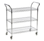 Eclipse Chrome Wire General Purpose Three Tier Trolley