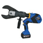 Battery powered hydraulic cutting tool 65 mm dia. with Bosch battery