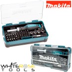 Makita Ratchet Screwdriver Socket Bit Set Phillips Pozi Slotted Torx Hex Reverse