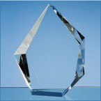 20cm Optical Crystal Facet Iceberg Award