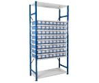 Expo 4 Shelving Bay B (2000 x 1000 mm) with 64 Shelf Trays