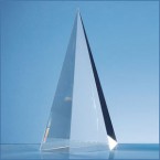 25.5cm Optical Crystal Facet Point Award