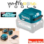 Makita USB Charger Twin Port for 40V Max XGT Battery Adaptor ADP001G