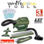 Makita Vacuum Cleaner 18V LXT Olive 0.5L Capacity Body Only DCL184ZO