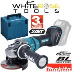 Makita Angle Grinder 115mm XGT 40V Max Li-ion Cordless in Makpac Case GA049GZ01 Body Only