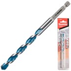 Makita Multi Material Drill Bit TCT 1/4" Hex Shank 10.0 x 150 mm