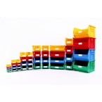 Plastic storage bins