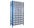 Expo 4 Shelving Bay E (2000 x 1000 mm) with 68 Assorted Shelf Trays