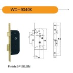 Home Door lock body WD9040 K