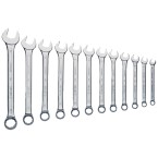 Combination spanner set, 12 pcs