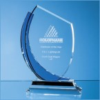 20cm Optical Crystal Slope Award with Sa