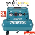 Makita Air Compressor Compact 110V 7.6L 9.3 Bar 650W