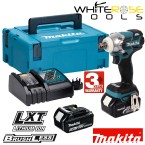 Makita Impact Wrench 1/2" Drive 18V LXT Brushless Li-ion 2 x 5Ah Charger Type 2 Case DTW285RTJ