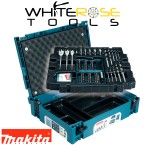 Makita Drill Screwdriver Bit Set Makpac Case Tool Box HSS Wood Phillips Pozi Slotted Torx 66pc