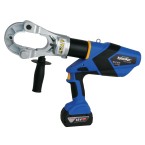 Battery powered hydraulic crimping tool 10 - 630 mm² with Bosch battery